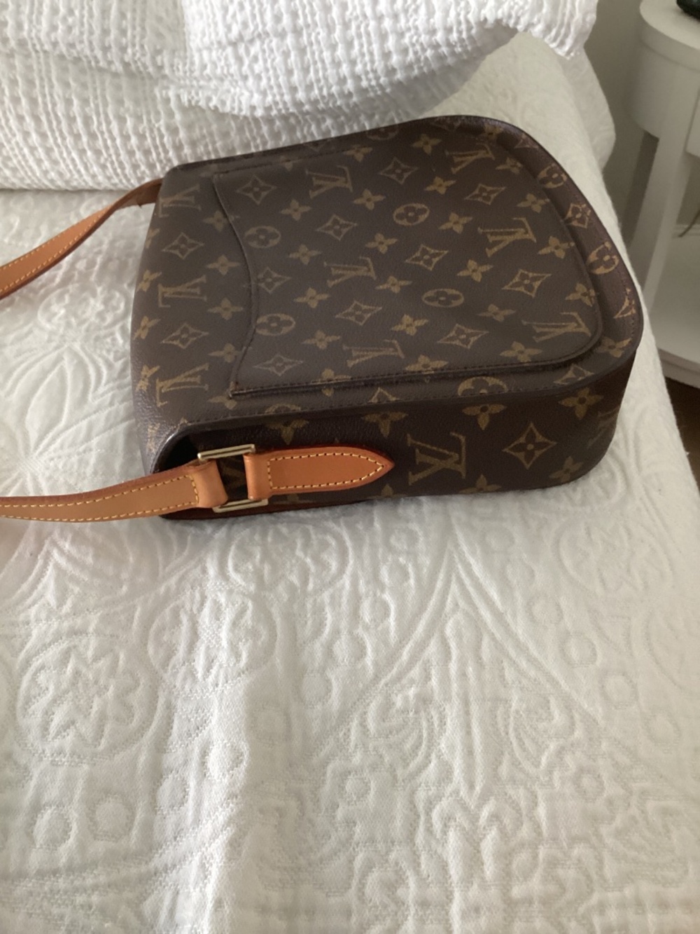 Louis Vuitton Monogram Crossbody in Brown and Tan with Gold Hardware - Picture 9 of 10